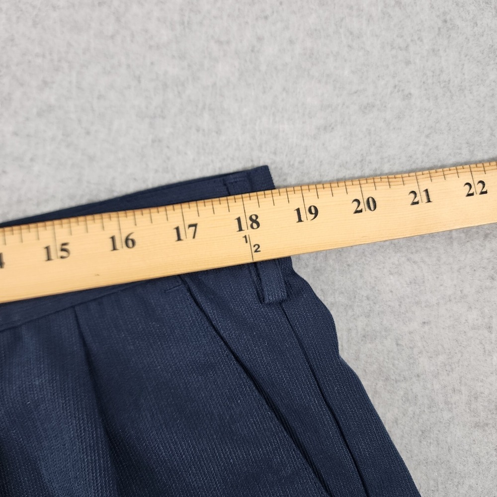 Nike Golf Shorts Men 37x9 Navy Blue Dri-Fit Bermuda Pleated Ribbed 186264 Tag 38 - Picture 3 of 15